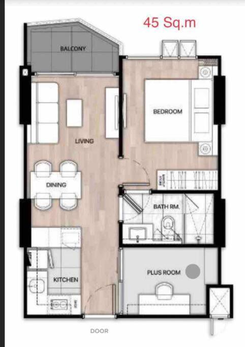 New & Cozy 2 Bedroom @ The Astra Sky River Chiang Mai Bagian luar foto